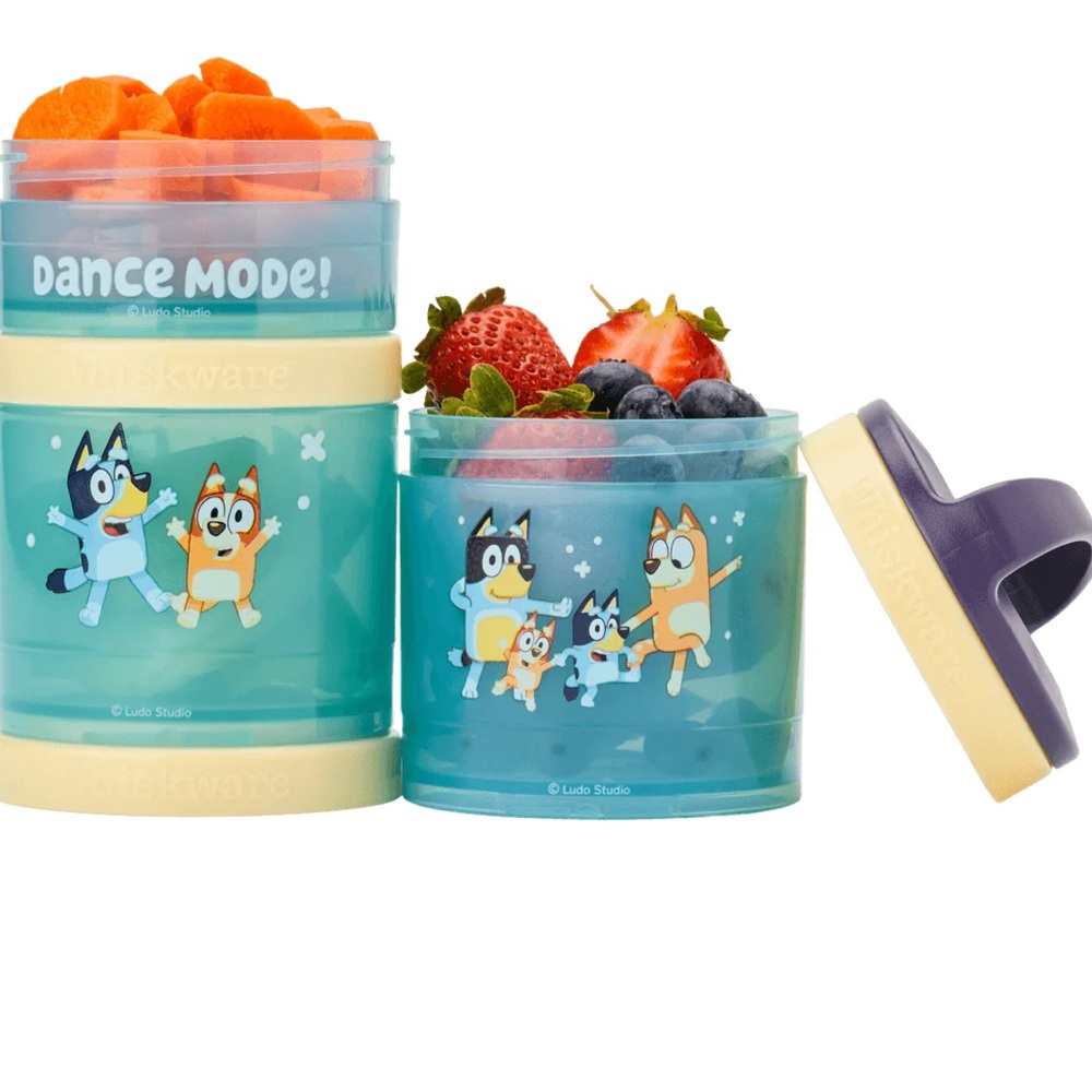 Bluey Stacking Snack Containers Set - Multicolor Whiskware - Picture 3 of 4